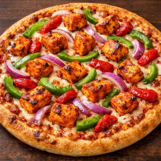 Spicy Paneer Tikka Pizza